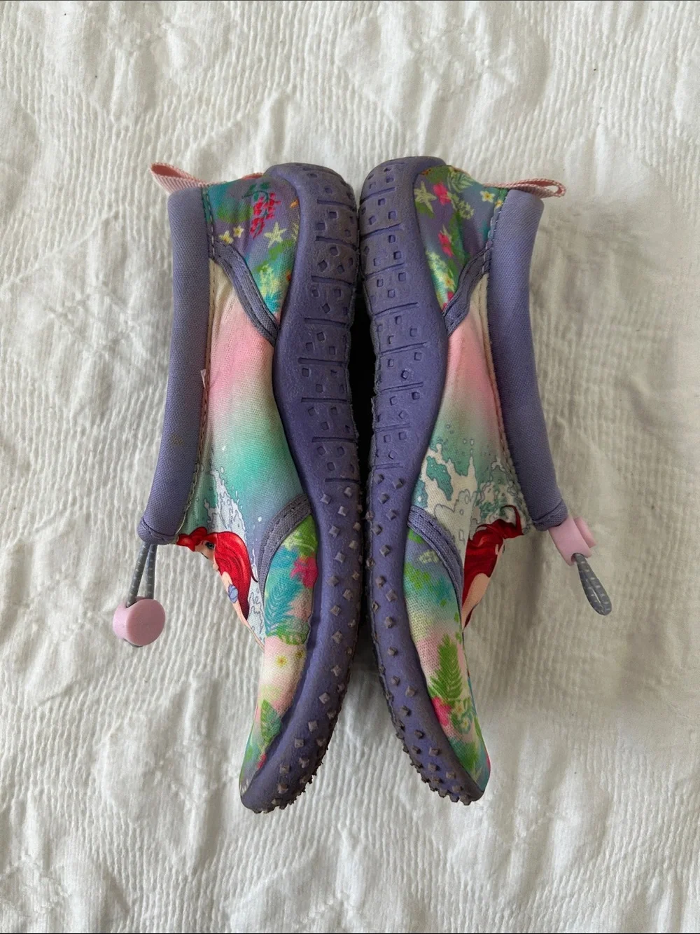 Disney Water Shoes, Size 11/12, Little Mermaid.